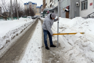Активисты Народного фронта выявили факты неудовлетворительной уборки снега в Чебоксарах